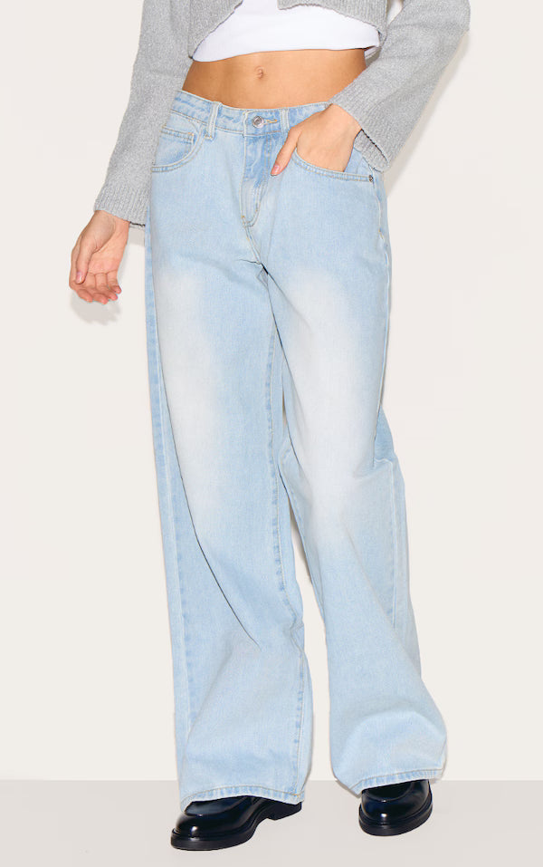 ZAYN CLOTHING ARTICLE #3539 Jen Wide Leg Flare Denim Jeans