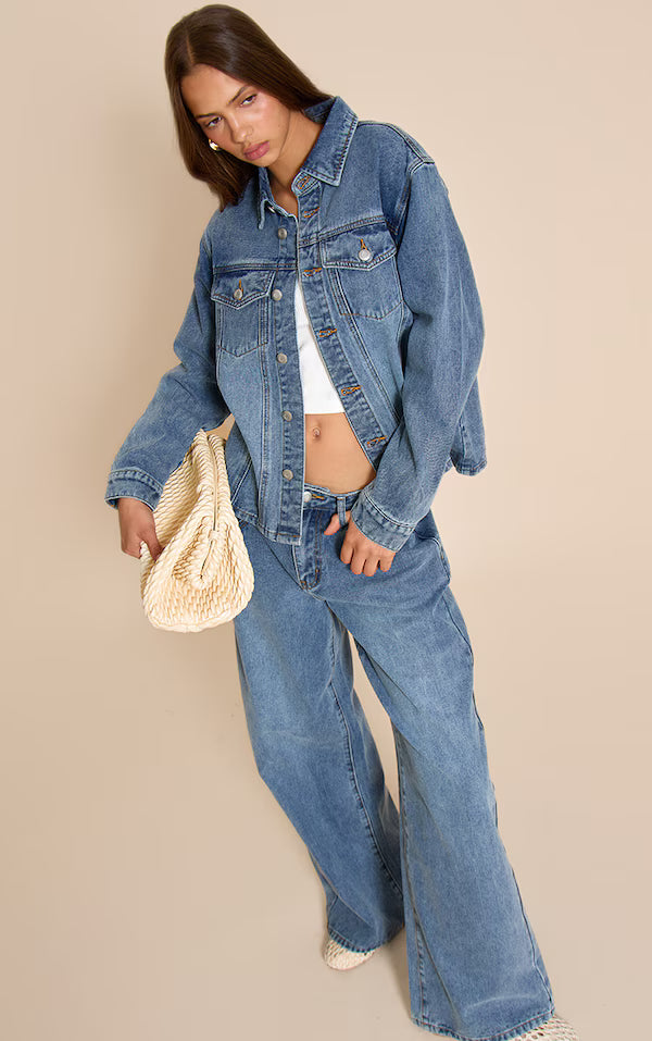 ZAYN CLOTHING ARTICLE #3540 Austin Mid Rise Mid Wash Blue Denim Jeans